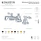 Kingston Brass KS4467TAL Tudor 8" Widespread Bathroom Faucet, Brushed Brass KS4467TAL - alternate 2